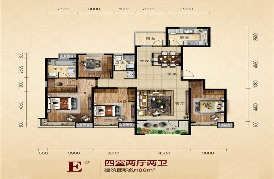 高新万达广场180平