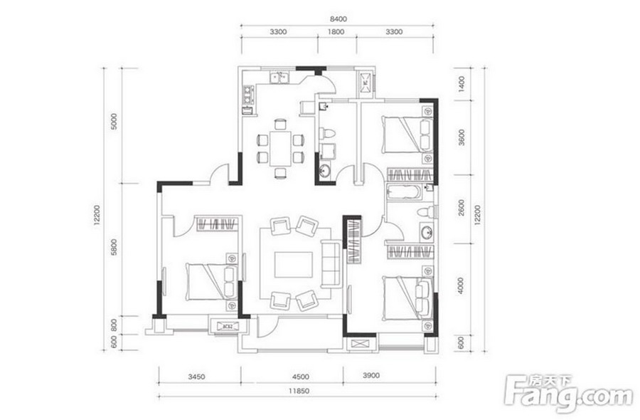 华润紫云府 140平
